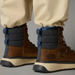 Bottes De Neige En Cuir Imperméable Bergen Pour Homme