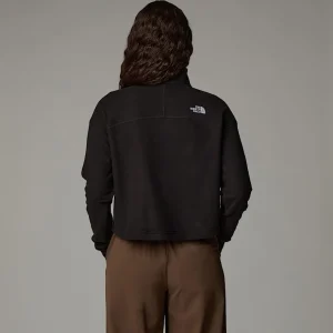 Polaire Courte à Col Zippé 100 Glacier Pour Femme