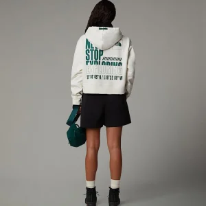 Sweat à Capuche Court Coordinates Pour Femme