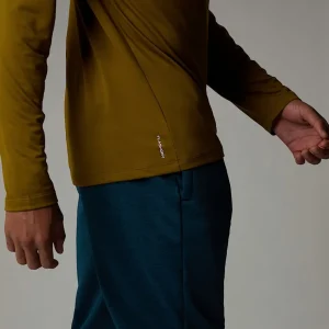 T-shirt Manches Longues à Col Zippé 24/7 Pour Homme